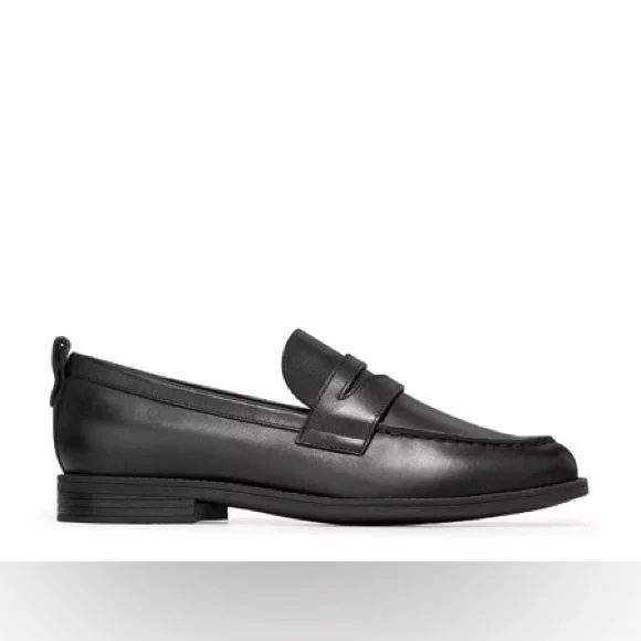Cole Haan Black Leather Classic Penny Loafer NWOB - Picture 3 of 10